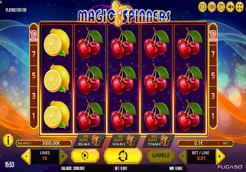 Free Demo of the Magic Spinners Slot