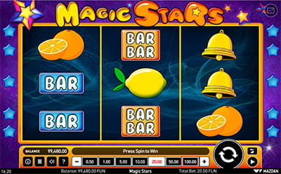 Magic Stars Slot Tablet