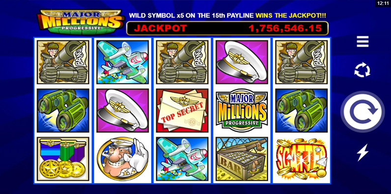 Major Millions Progressive Slot