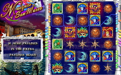 Masques of San Marco Slot Free Spins