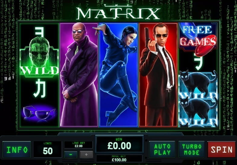 Free demo of the Matrix Slot game