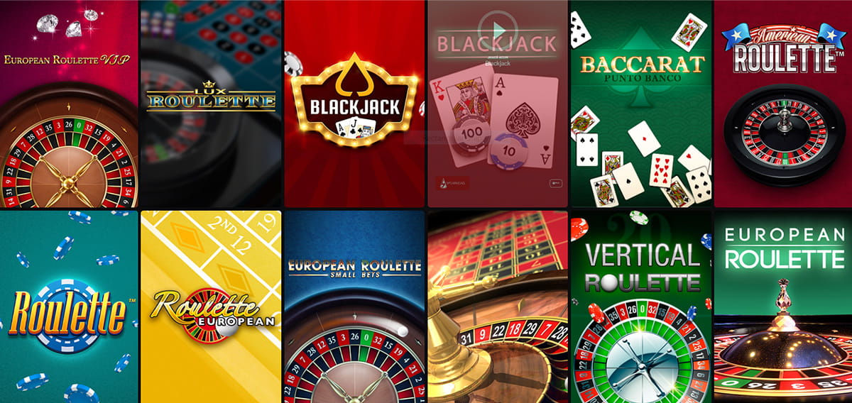 Selecția de jocuri de masă Maxbet