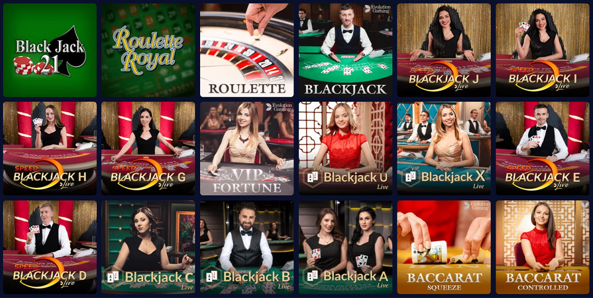 The Table Games Catalogue in mBit Casino