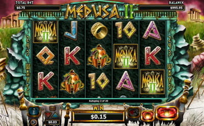 Medusa II Slot Gameplay