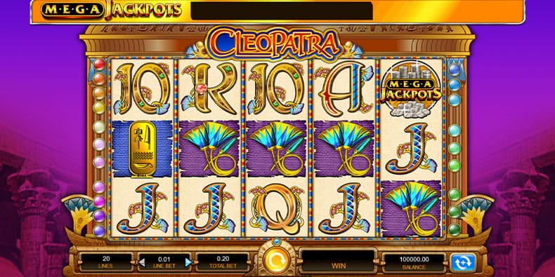 Mega Jackpots Cleopatra-Screenshot