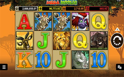 Mega Moolah at Captain Spins Casino