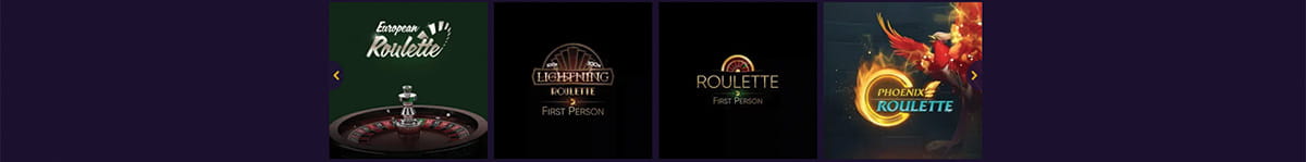 The Table Games Catalogue in Megaways Casino