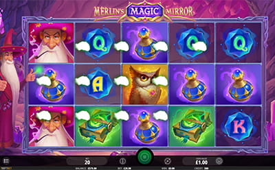 Merlin`s Magic Mirror Slot Bonus Round