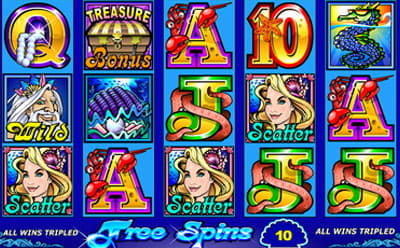 The Mermaid Scatter Symbol Awards Free Spins