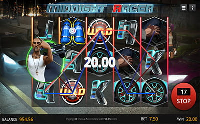Midnight Racer Slot Bonus Round