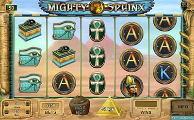 Mighty Sphinx Slot at Betregal Casino