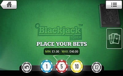 Mobile Blackjack on The Grand Ivy Casino App