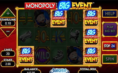 Bonus Round at Monopoly Big Event