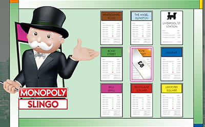 Monopoly Slingo Slot Bonus Round