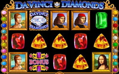 Da Vinci Diamonds Slot at Monster Casino