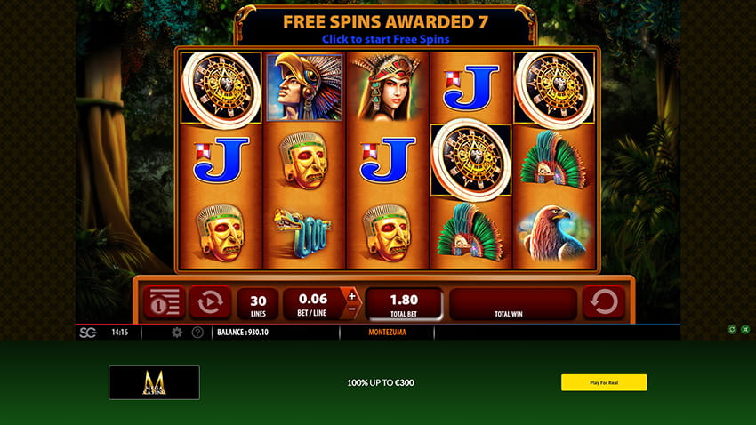 Montezuma Slots Free Play