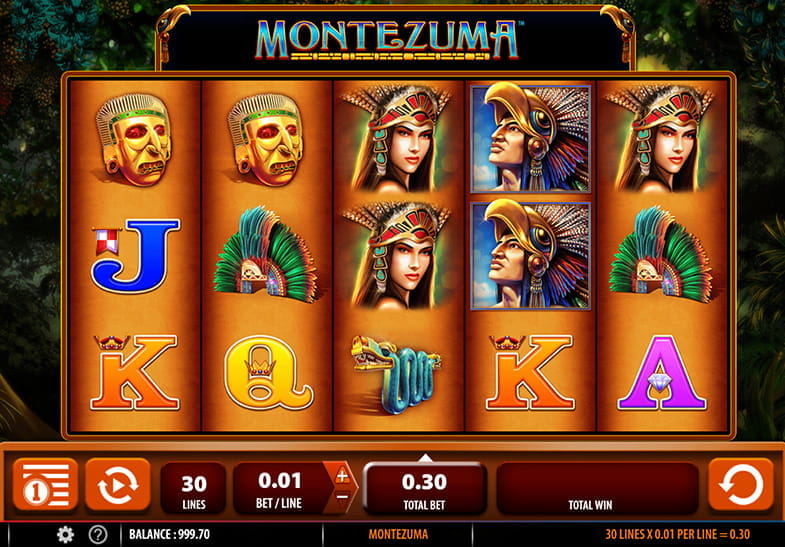 Montezuma Top WMS Online Slot Machine