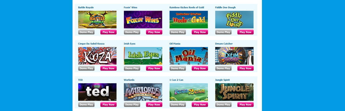 Moon Bingo Collection of Online Slots