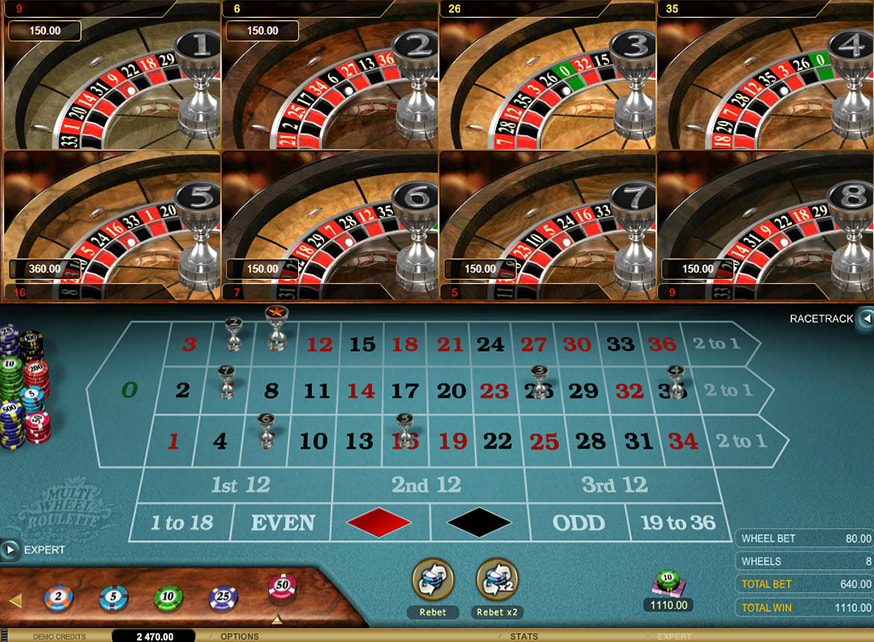 Multi Wheel Roulette gameplay screenshot