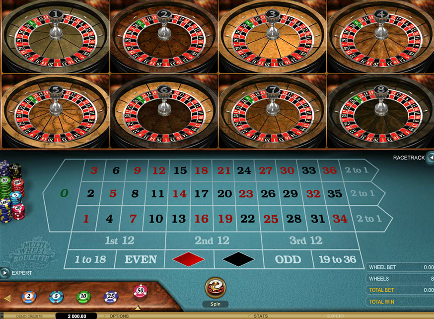 Multi Wheel Roulette table view