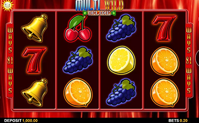 Der Multi Wild Deluxe Online Slot im Tipwin