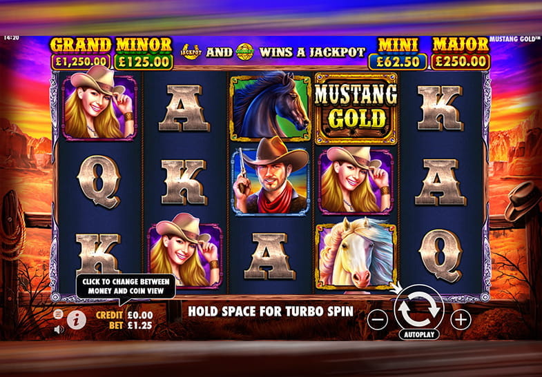 Mustang Gold Slot with American Cowboy Storyline
