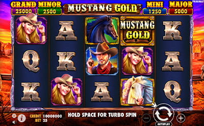 The Mustang Gold Online Slot at Wildz