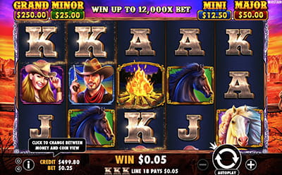 Mustang Gold Slot at Win British Casino