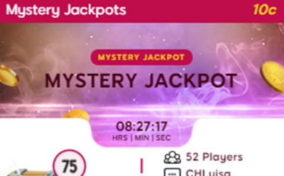 Mystery Jackpot Bingo Room at Spectra Bingo