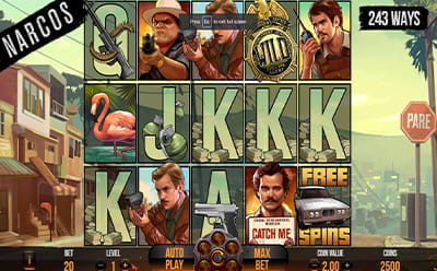 Narcos Online Slot game at Casilando