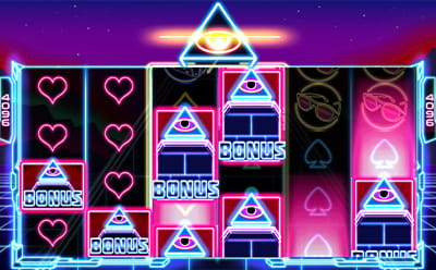 Neon Pyramid Slot Bonus Round