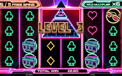 Neon Pyramid Slot Free Spins