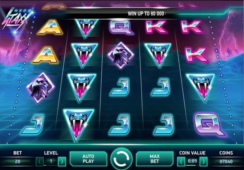 Neon Staxx Slot Review - Enjoy Music and Neon Colours