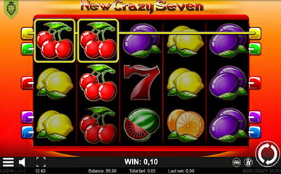 A win Combination in New Crazy Seven Online Slot