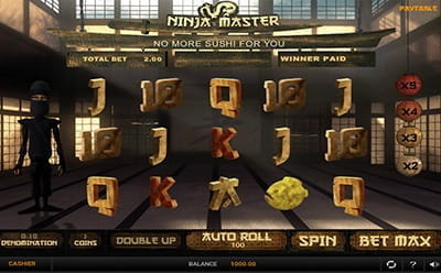 Green Valley Games’ Ninja Master is available at LuckyNiki Casino