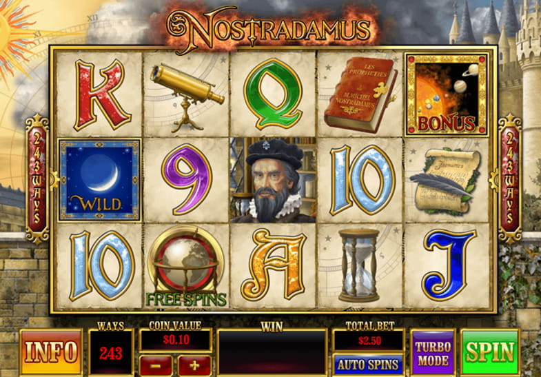 Nostradamus slot by Ash Gaming