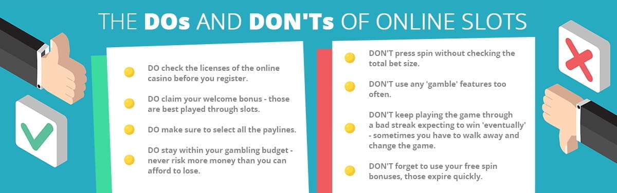 Online Slots: DOs and DON'Ts