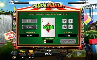 Panda Mania Gamble Feature