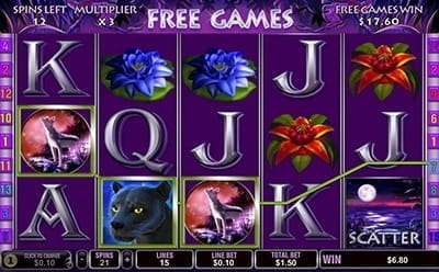 Panther Moon Slot Free Spins Feature