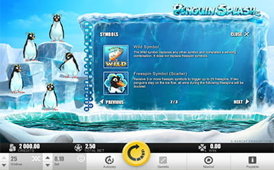 Penguin Splash Bonus Features