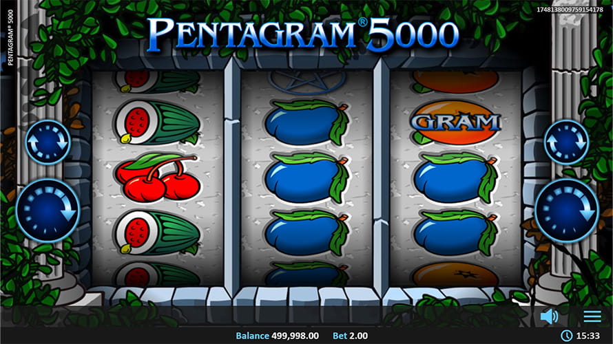 Free Demo of the Pentagram 5000 Slot