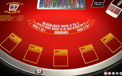 Blackjack Perfect Pairs Casino Game