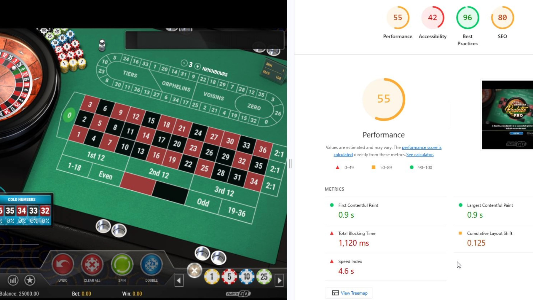First-person perspective of an online roulette wheel, illustrating BestCasinoSites.net reviews and rankings of roulette casinos
