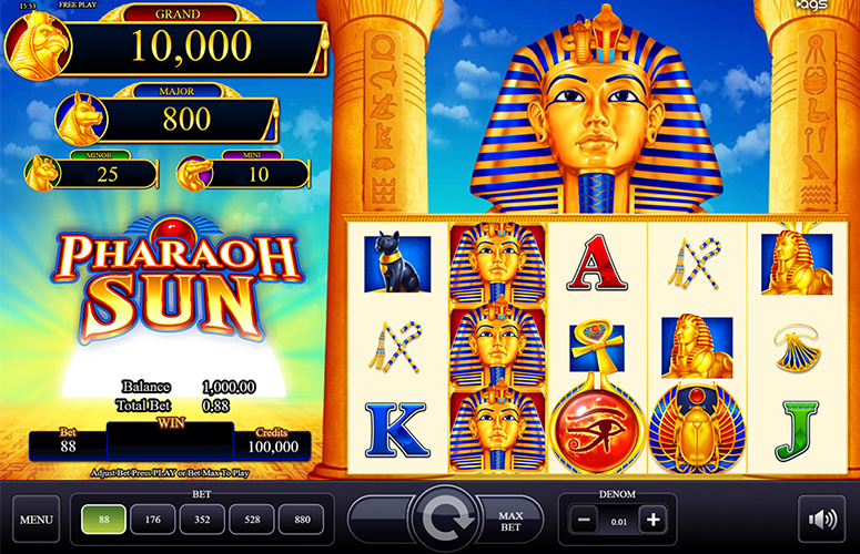 Free Demo of the Pharaoh Sun Slot