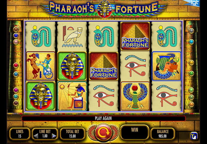 Play Pharaoh’s Fortune for Free