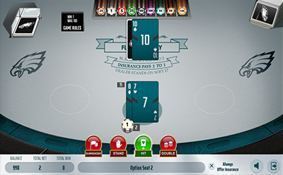 Philadelphia Eagles Blackjack