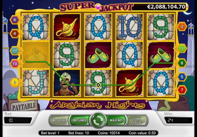 Arabian Nights Slot with High Win Online