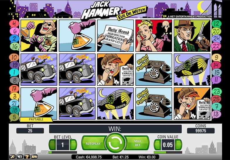 Play Jack Hammer Slot for Free!