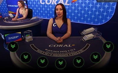 Coral Live Casino Blackjack Variants 