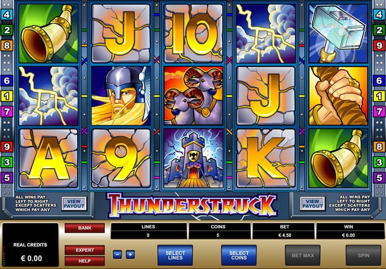 Top Microgaming Slot - Thunderstruck